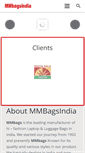 Mobile Screenshot of mmbagsindia.com